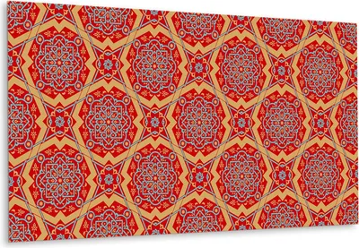 Produktbild von Selbstklebende Vinyl Spritzschutz - PVC Deko Aufkleber Selbstklebende, Arabisches Blumenmuster - 100 cm x 50 cm