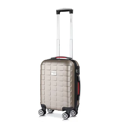 Immagine prodotto di Monzana Valigia Rigida Trolley M Lucchetto di Sicurezza TSA Ruote Gommate Girevoli Champagne