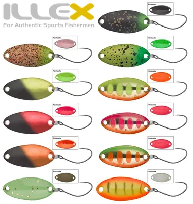 Produktbild von Illex T-Grovel Spoon - Forellenblinker, Länge / Gewicht:2.0cm / 1.7g, Illex Farben:Chartreuse Yamame/Fluo Orange