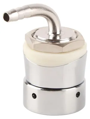 Biertap-Schankhahn-Durchführung, 1/4 Zoll, Edelstahl