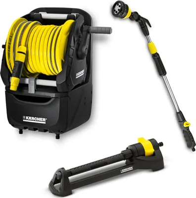 Produktbild von Kärcher Premium Schlauchträger HR 7.315 + Rechteckregner OS + Premium Giessstab