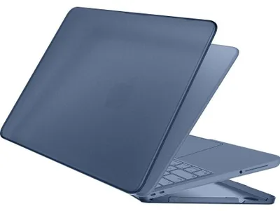 Produktbild von Schutzhülle für MacBook Neo 13" A18 Pro 2026, Tech-Protect Softshell, mattes Durchscheinend-Blau
