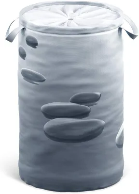Productafbeelding van SANILO® wasmand, kleur: Zwart Steen