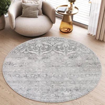 Obrázek produktu pro Tapiso Koberec SKY Round Modern Grey Beige Obývací pokoj 240 x 240 cm