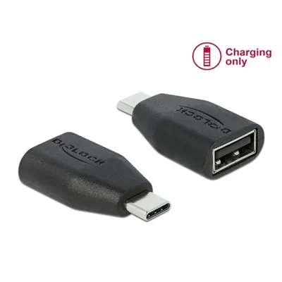 Produktbild von Delock USB Datenblocker USB Type-C Stecker zu Typ-A Buchse