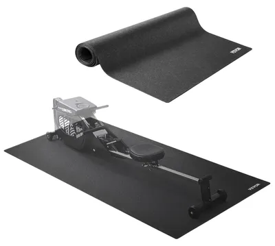 Obrázok produktu pre VEVOR rohož na bežecký pás pre kobercové podlahy Ochranná rohož na podlahu (90 x 200 cm) pre športové zariadenia s hrúbkou 4 mm, rohož na tréningové zariadenia pre bežecké pásy eliptické trenažéry veslovacie trenažéry, ochrana podlahy z PVC s vysokou hustotou