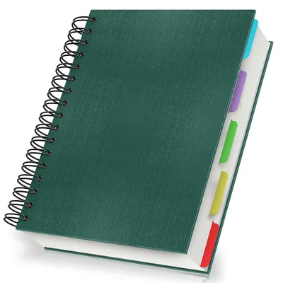 Imagen del producto de Cuaderno A5, con líneas, 240 páginas, 100 g/m², con índice, para uso escolar