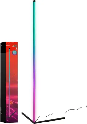 Produktbild von BRILONER RGBIC LED Stehlampe, Fernbedienung, Gaming Deko, Dimmbar, 1,4 m