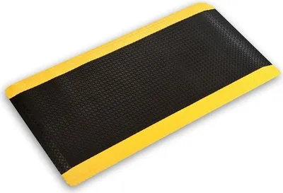 Image de Tapis anti-fatigue HeavyDuty TireTuff en tant que tapis individuel, noir, 60 cm x 90 cm