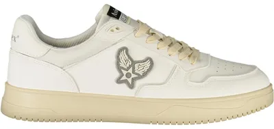 Produktbild von Weißer Herren-Sportschuh mit Kontrastdetails und Einlegesohlen