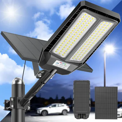 Solar-Straßenlaterne 4000 W mit Bewegungsmelder, 108 LEDs