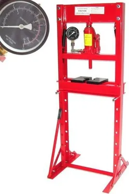 Produktbild von Werkstattpresse 12t Hydraulikpresse Presse 66171 Lagerpresse mit Manometer