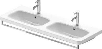 Image de Duravit DuraSquare porte-serviettes 003123, pour lavabo 233813 chromé, 0031231000