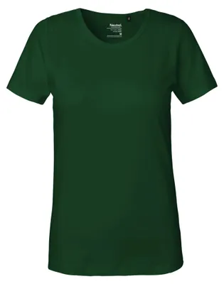 Image de Neutre - T-shirt pour femmes, fermeture LT4042 (XL) (vert bouteille)