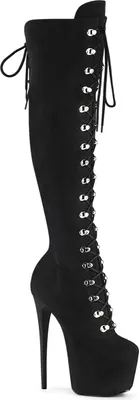 Produktbild von Pleaser JUBILANT-3012FS Plateau Stiefel Schwarz Kunstwildleder EU 35