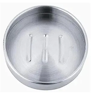 Productafbeelding van Zeepbakje - RVS - Rond - Badkameraccessoire - 1 stuk