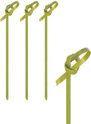 Produktbild von 250x Fingerfood Spieße "Knoten" aus Bambus 9cm