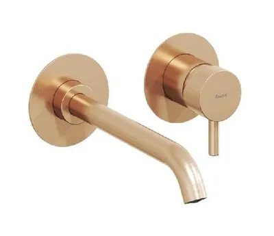 Immagine prodotto di Ravak Espirit - Miscelatore da incasso per lavabo, 2 fori, oro rosa spazzolato X070352