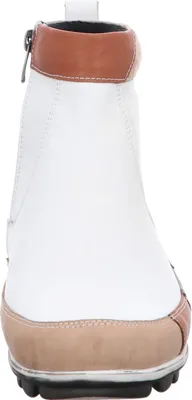 Produktbild von Gemini Damen Stiefelette Leder sportlich Reißverschluss Colorblock 343833-01, Größe:42 EU, Farbe:Weiß