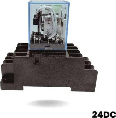 Obrázek produktu pro sada zásuvek 24V DC pro montáž na lištu DIN