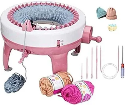 Produktbild von Famanu Strickmaschine - Mit 40 Nadeln und Zählwerk