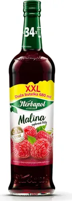 Zdjęcie produktu dla Syrop malinowy Herbapol 680 ml