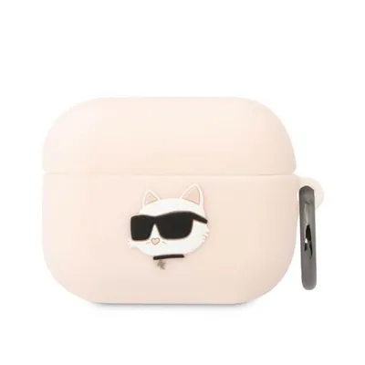 Immagine prodotto di Karl Lagerfeld Klaprunchp Airpods Pro Cover Różowy/Pink Silicone Choupette Head 3D