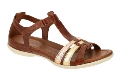 Produktbild von Ecco FLASH Damen Sandalette - Riemchen Sandalen braun Elegant NEU