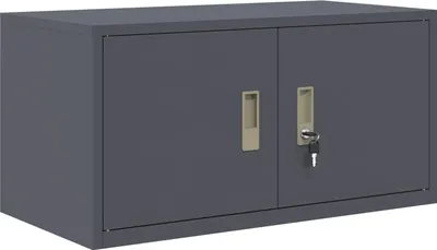 Obrázek produktu pro vidaXL Úložná skříň s úložným prostorem antracitová 80 x 40 x 40 cm
