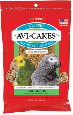 A bag of bird food.