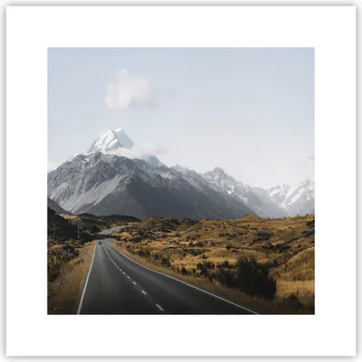 Produktbild von Poster - Poster ohne Rahmen - Weg Berg Gipfel - 30x30 cm - Wand Bild - Wanddeko - Wandbilder - Kunstposter - Wandposter - Bilder - Kunstdruck - Wanddekoration - Wandbild - P2XAC30x30-4833