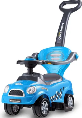 Produktbild von 3-in-1-Rutschauto für Kleinkinder mit Griff und Sicherheitsbügel