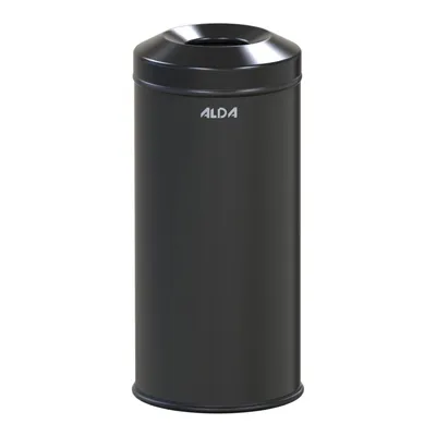 Produktbild von Alda - Feuerfester Mülleimer 12l – Schwarz