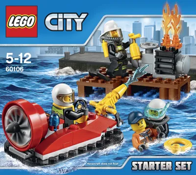 Produktbild von LEGO® - City, Feuerwehr-Starter-Set; 60106