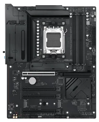 Obrázok produktu pre ASUS X870 MAX GAMING WIFI7, AMD, Pätica AM5, AMD Ryzen 7000 Series, AMD Ryzen 8000 Series, AMD Ryzen 9000 Series, DDR5-SDRAM, 256 GB, DIMM