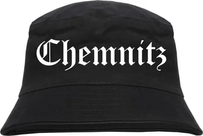 Produktbild von Chemnitz Fischerhut - Altdeutsch - bedruckt - Bucket Hat Anglerhut Hut