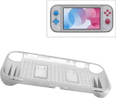 Produktbild von Game Console Silikon Schutzhülle für Nintendo Switch Lite (Transparent)