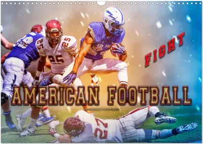 Produktbild von American Football - Fight (Wandkalender 2026 DIN A3 quer), CALVENDO Monatskalender