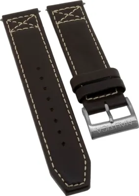 Produktbild von Nautica Herren > Uhrenarmband 20mm Leder braun helle Naht > A14697G