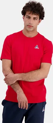 Produktbild von Le Coq Sportif Ess N°1 Kurzarm-t-shirt Rot M Mann Rot M