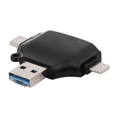Obrázek produktu pro Čtečka paměťových karet Camera Card Reader,Čtečka karet,Multi Function Card Reader,4 IN 1 Card Reader,OTG Card Reader