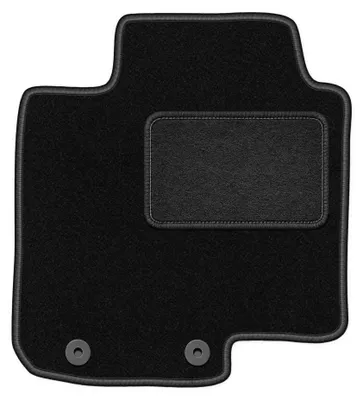 Image de Tapis conducteur en moquette pour Hyundai i20 III 2020- (à hayon) – 1 pièce, noir, sur mesure – Wielganizator LUX