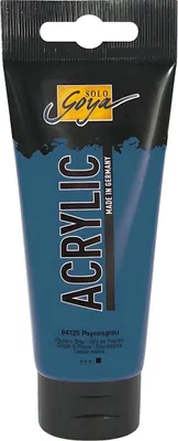 Produktbild von SOLO GOYA Acrylic Paynesgrau 100 ml Tube