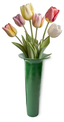 Immagine prodotto di Inserto per vaso funebre in plastica impermeabile verde 25 x 11 cm