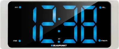 Produktbild von Blaupunkt CR16WH Wecker Digitaler Wecker Schwarz, Weiß