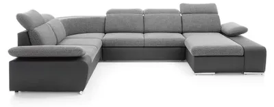 Produktbild von Ecksofa U-Form Eckcouch Sofa Couchen Polster Schlaffunktion Couch