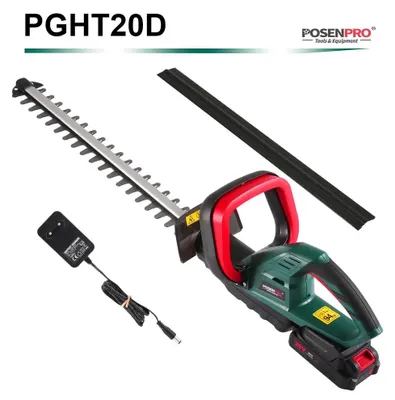 Image de Taille-haie sans fil - PGHT20D - 20 V - Lames double tranchant - Moteur à balais - Batterie incluse