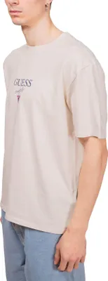 Zdjęcie produktu dla GUESS - Męski luźny T-shirt z logo - Rozmiar L