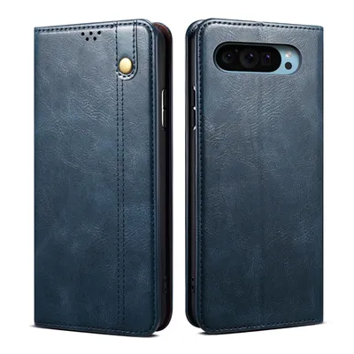 Obrázek produktu pro Pouzdro pro Google Pixel 9 /Pixel 9 Pro kožené flip pouzdro peněženka s funkcí stojánku modré