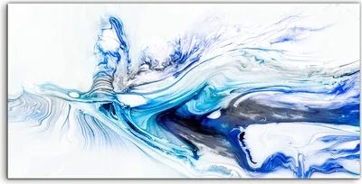 Produktbild von Coloray Spritzschutz aus Glas 120x60  Wandkunst Küchenrückwand Foto Kreative abstrakte Hand bemalt